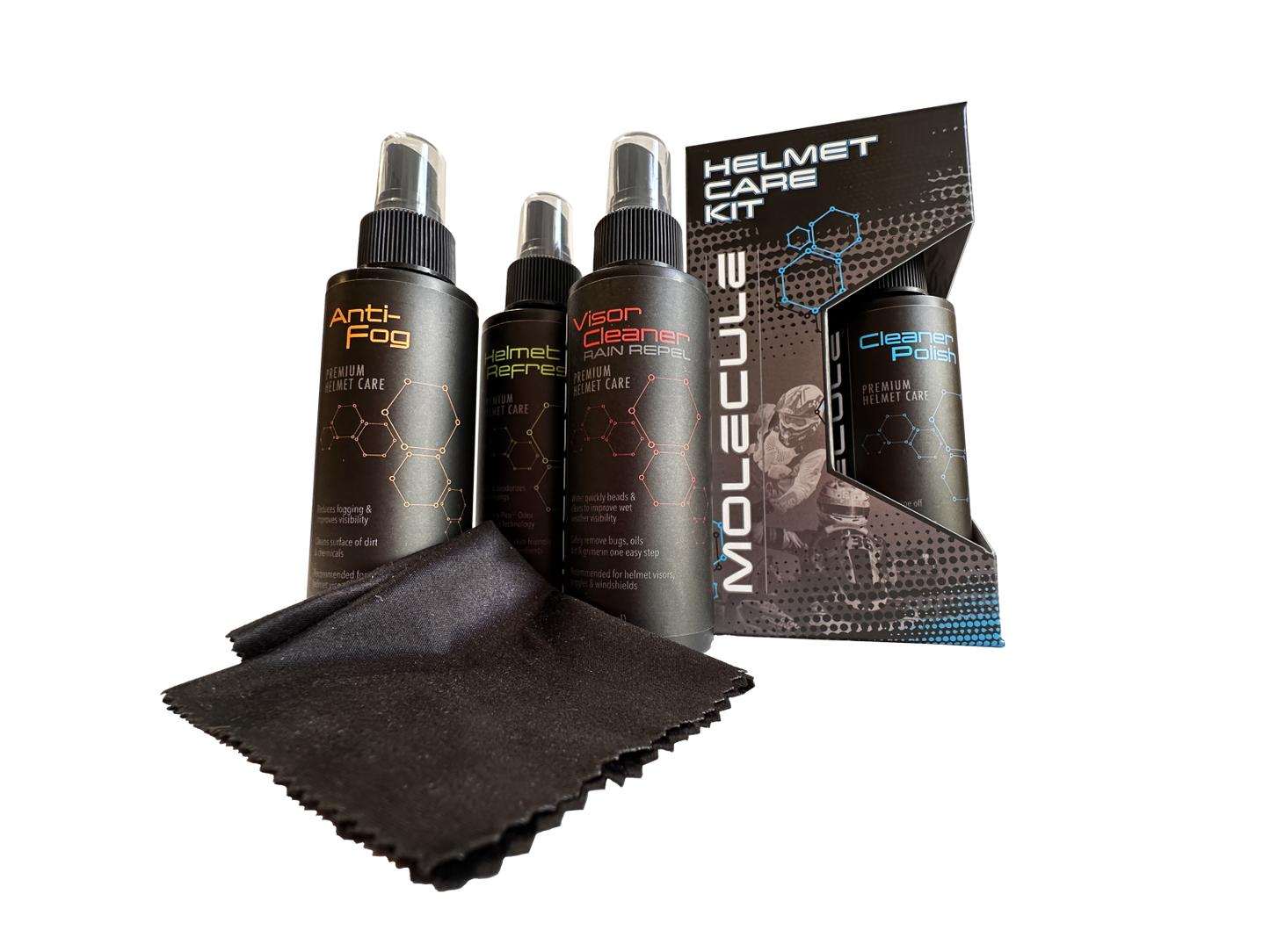 Molecule helmet care kit